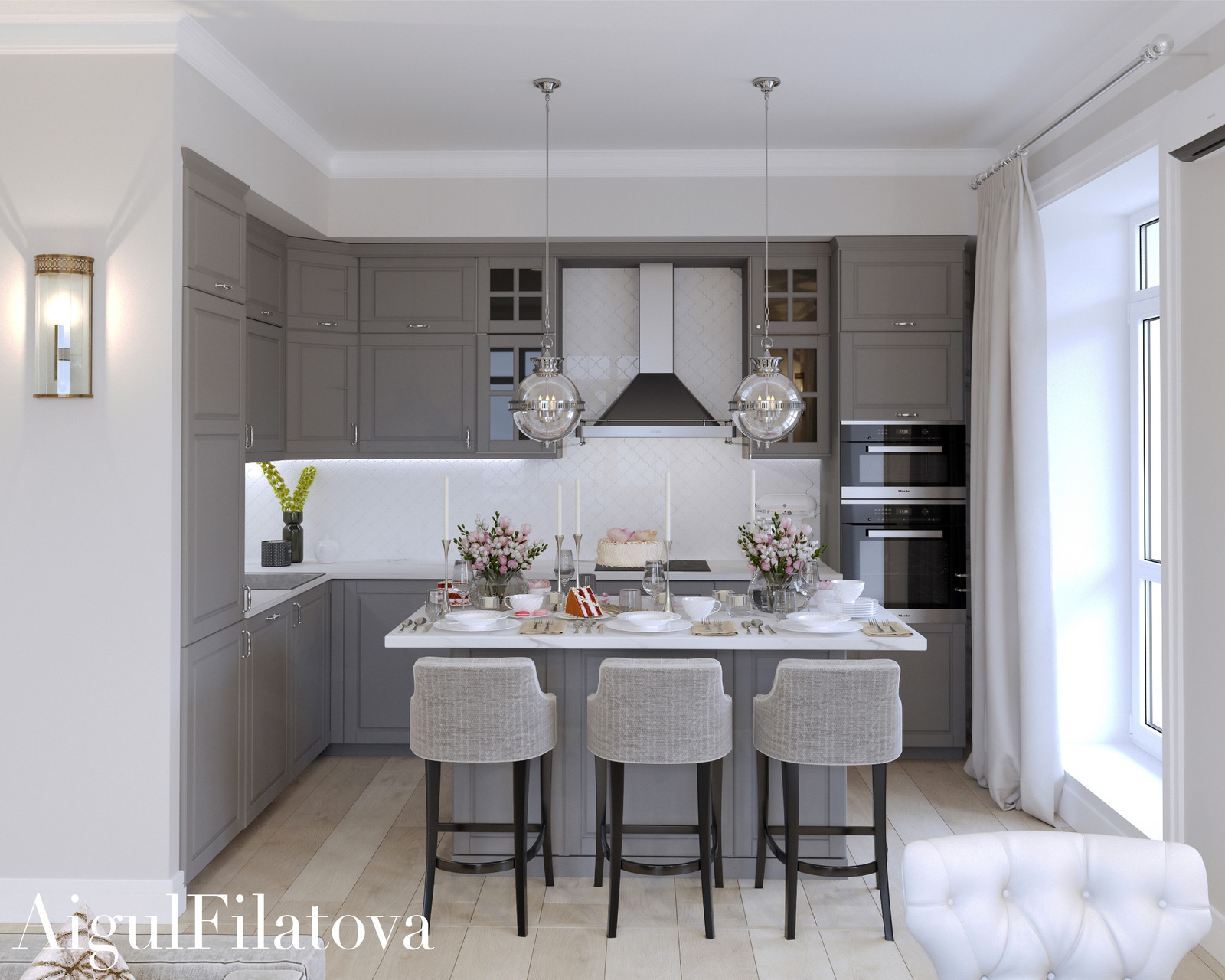 дизайн-проект квартиры ЖК "Эко-парк Дубрава"