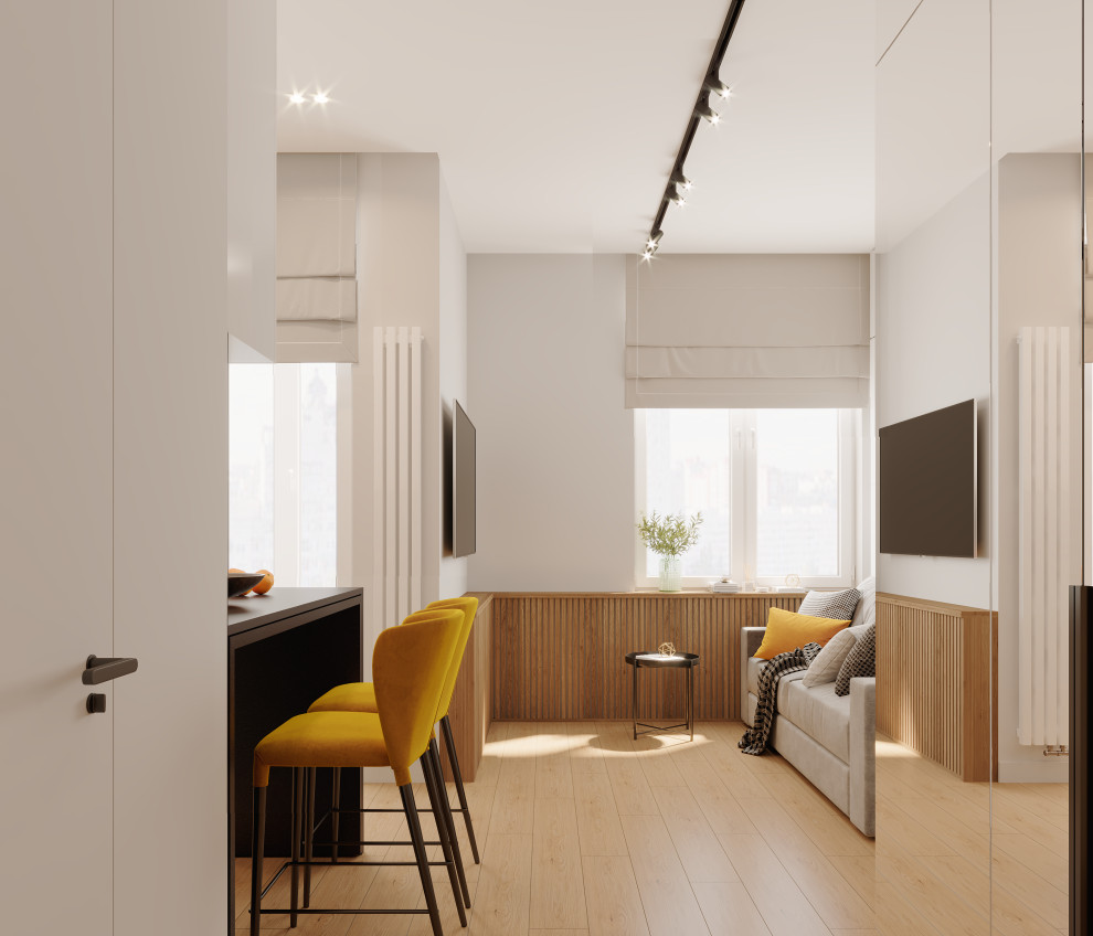 Обложка проекта: Дизайн для небольшой квартиры-студии