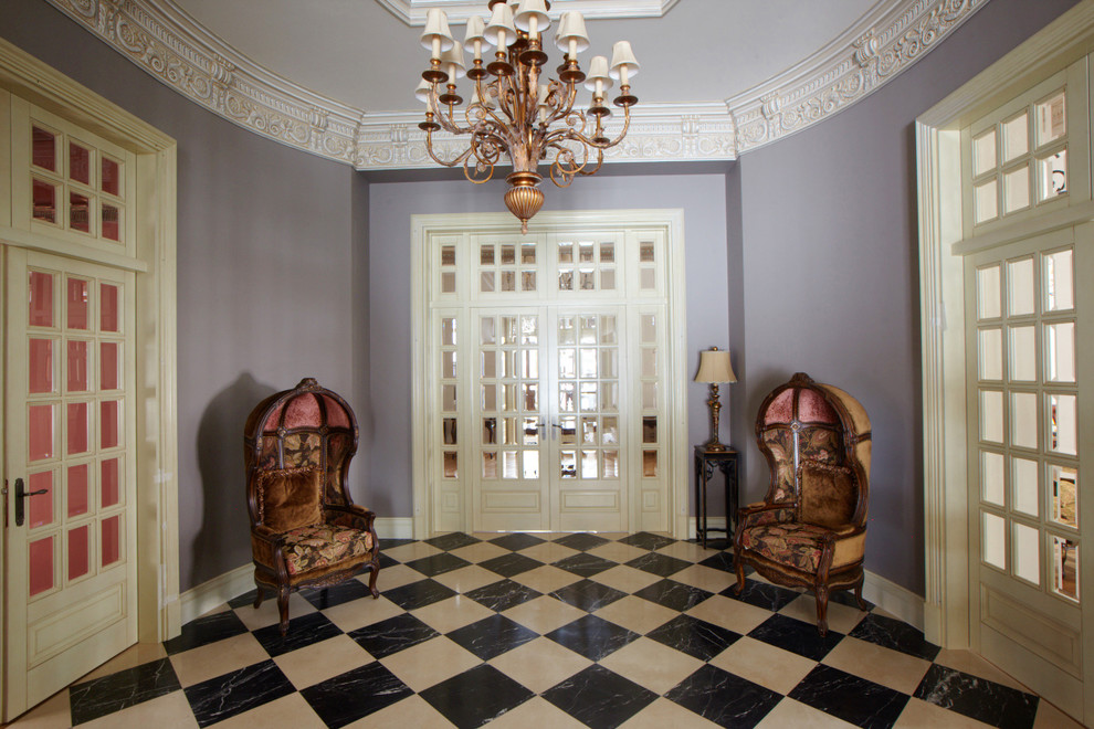 Классические витражные двери