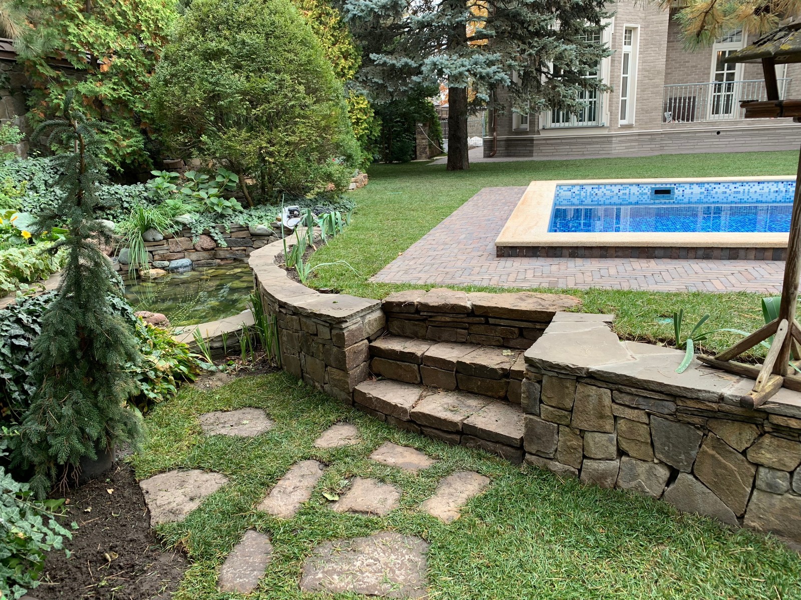 Ландшафт частного участка