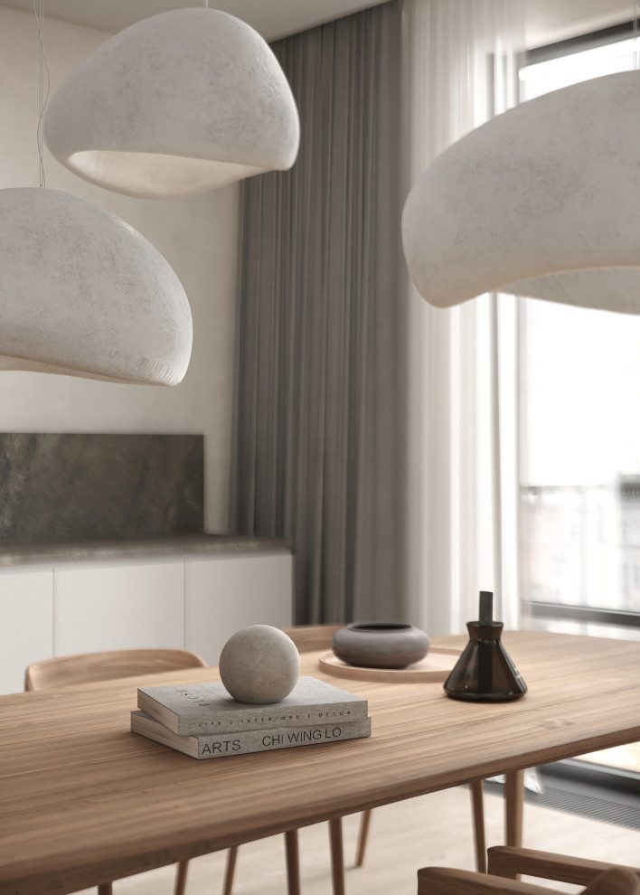 Визуализация кухни-гостиной