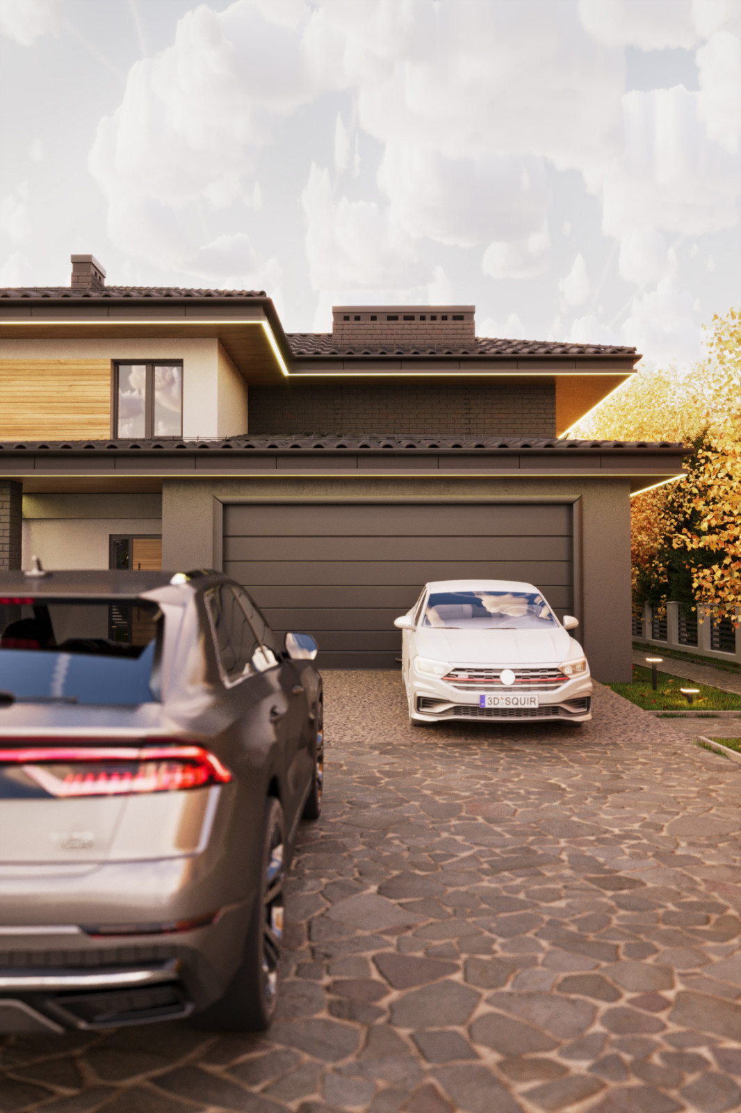 American Home in Autumn Breath by ACG Group