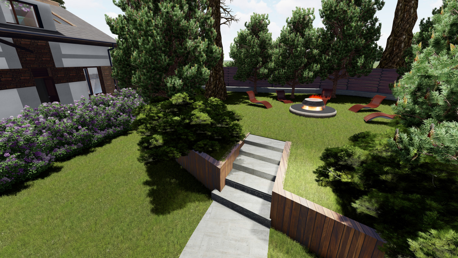 Обложка проекта: Сосны