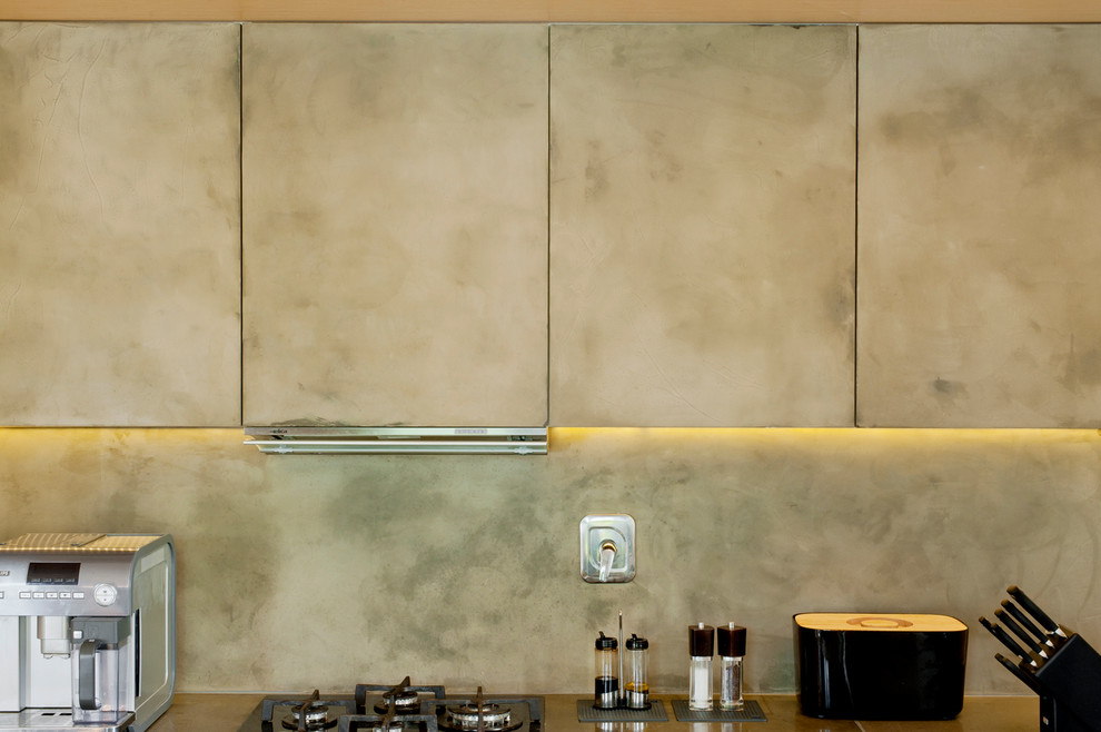 Houzz Литва: Квартира в Вильнюсе с необычным потолком и камином