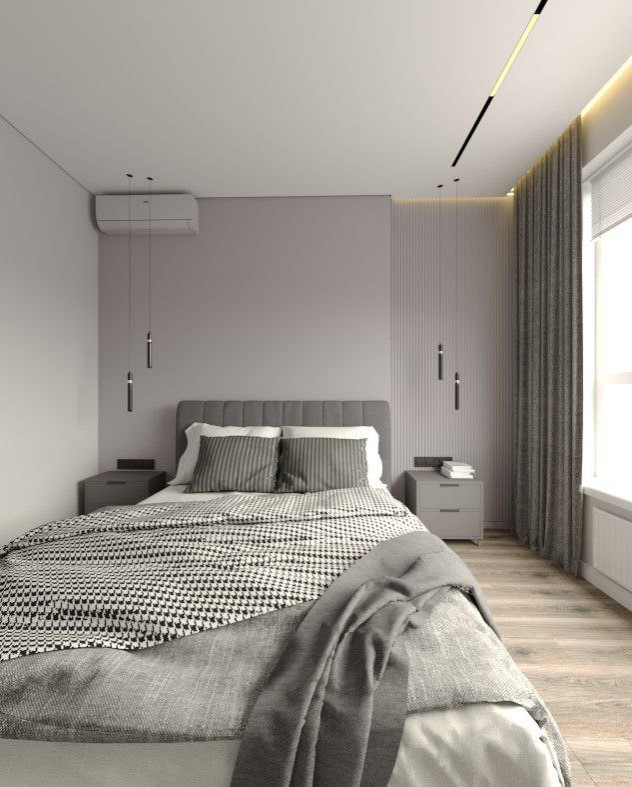 Дизайн интерьера квартиры в ЖК Клевер Парк, Екатеринбург