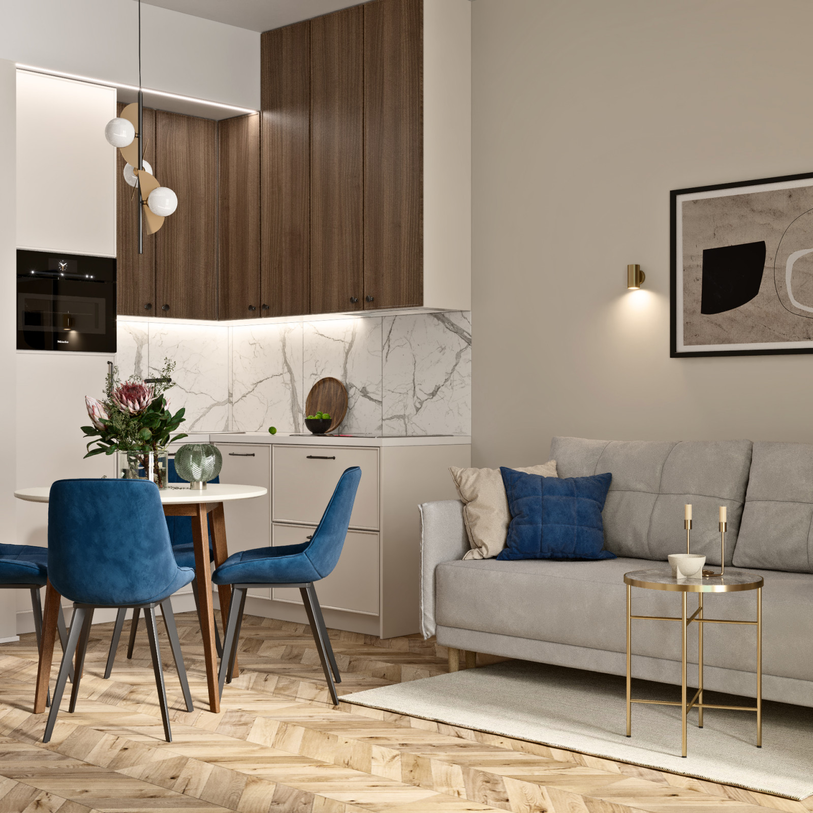 ДИЗАЙН-ПРОЕКТ КВАРТИРЫ 42,2 м.кв.