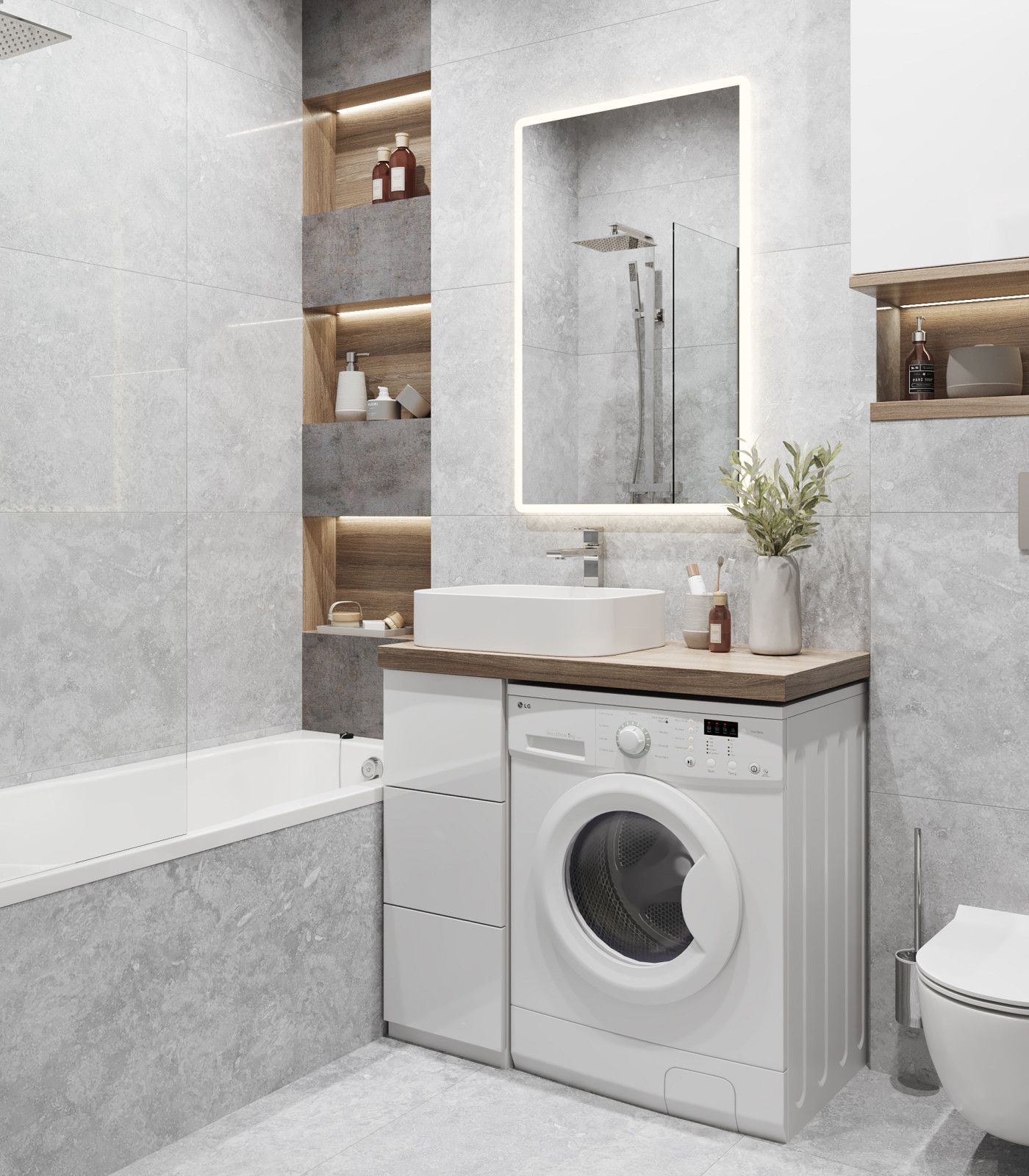 Квартира для молодой семьи с ребенком 80м2