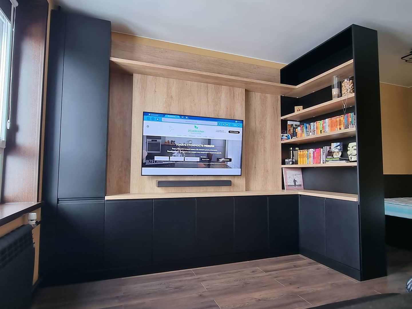 Мебель в гостиную ЖК "Жемчужина Зеленограда"