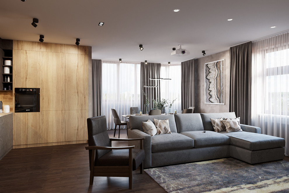 Квартира 140 кв.м. в современном стиле в ЖК Донской Олимп