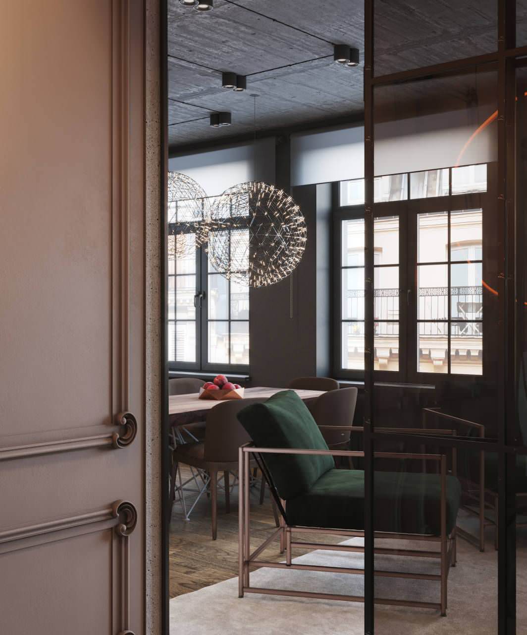 Studio apartment 29 m² in loft style, Paris