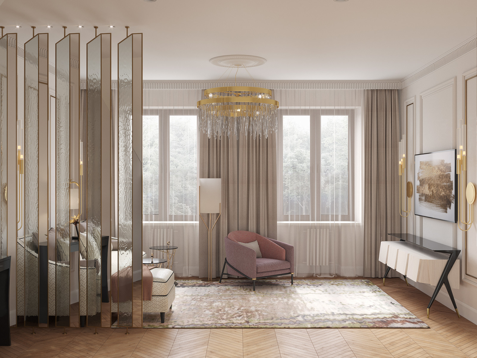 Проект двухуровневой квартиры на ул.Тверская