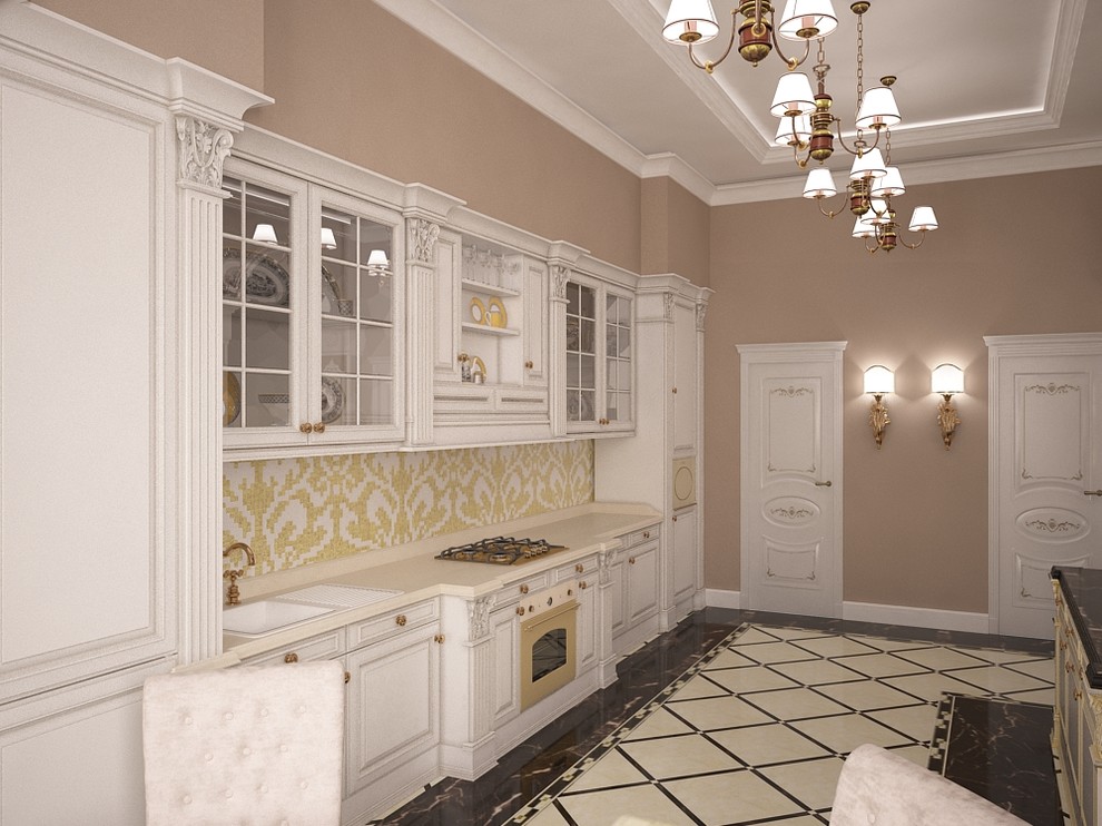 Living room + kitchen