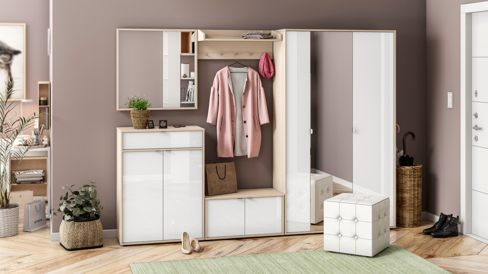 Обложка проекта: Продающая визуализация прихожей для интернет магазина