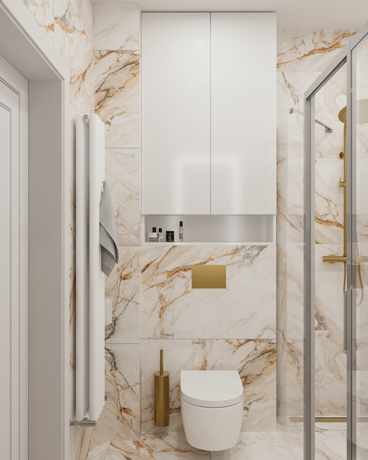 Проект квартиры в 99,2 м2 в неоклассике для молодой пары