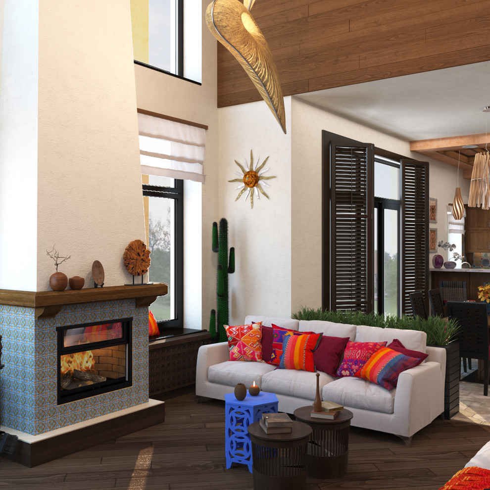 Загородный дом в мексиканском стиле
