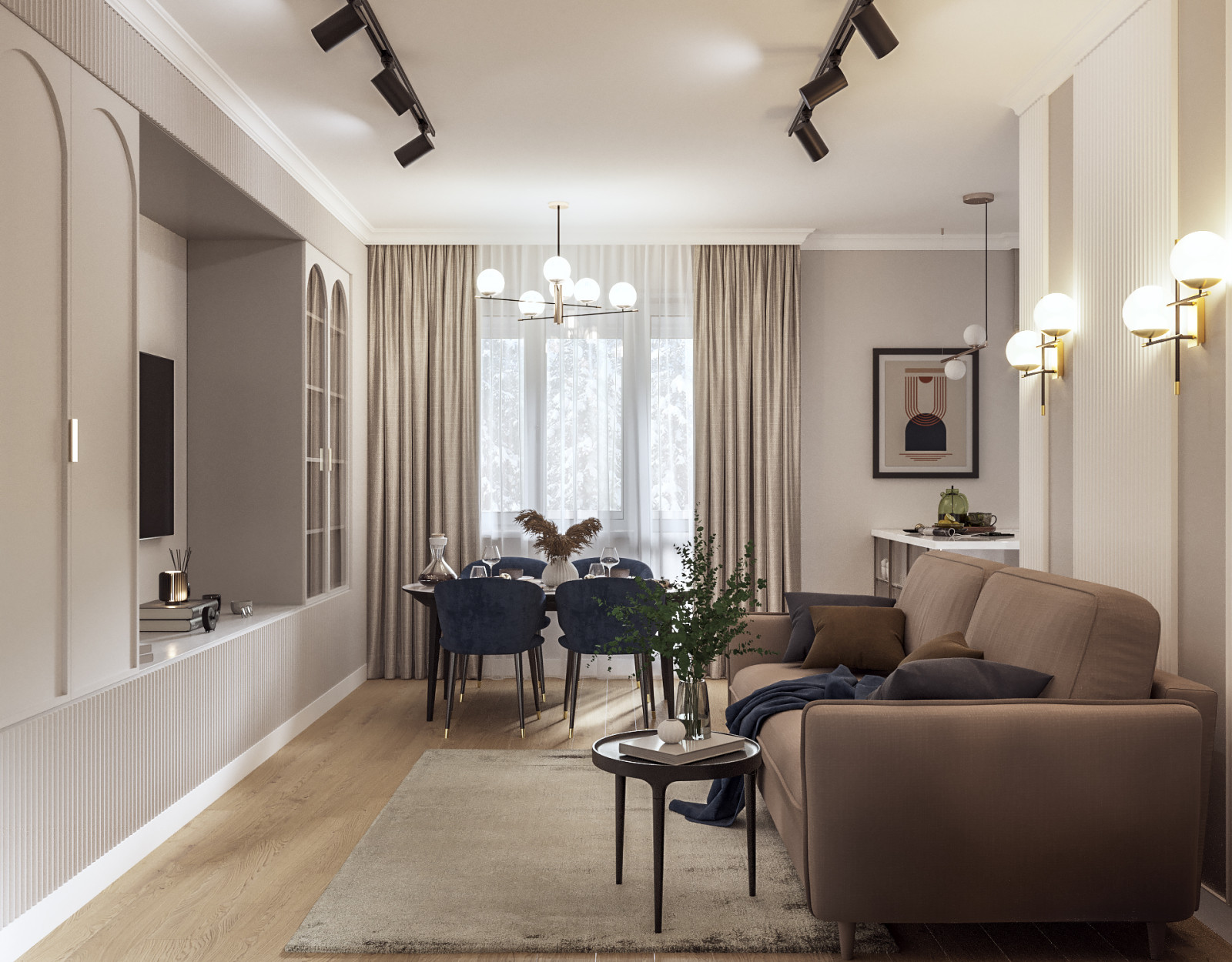 3х комнатная квартира