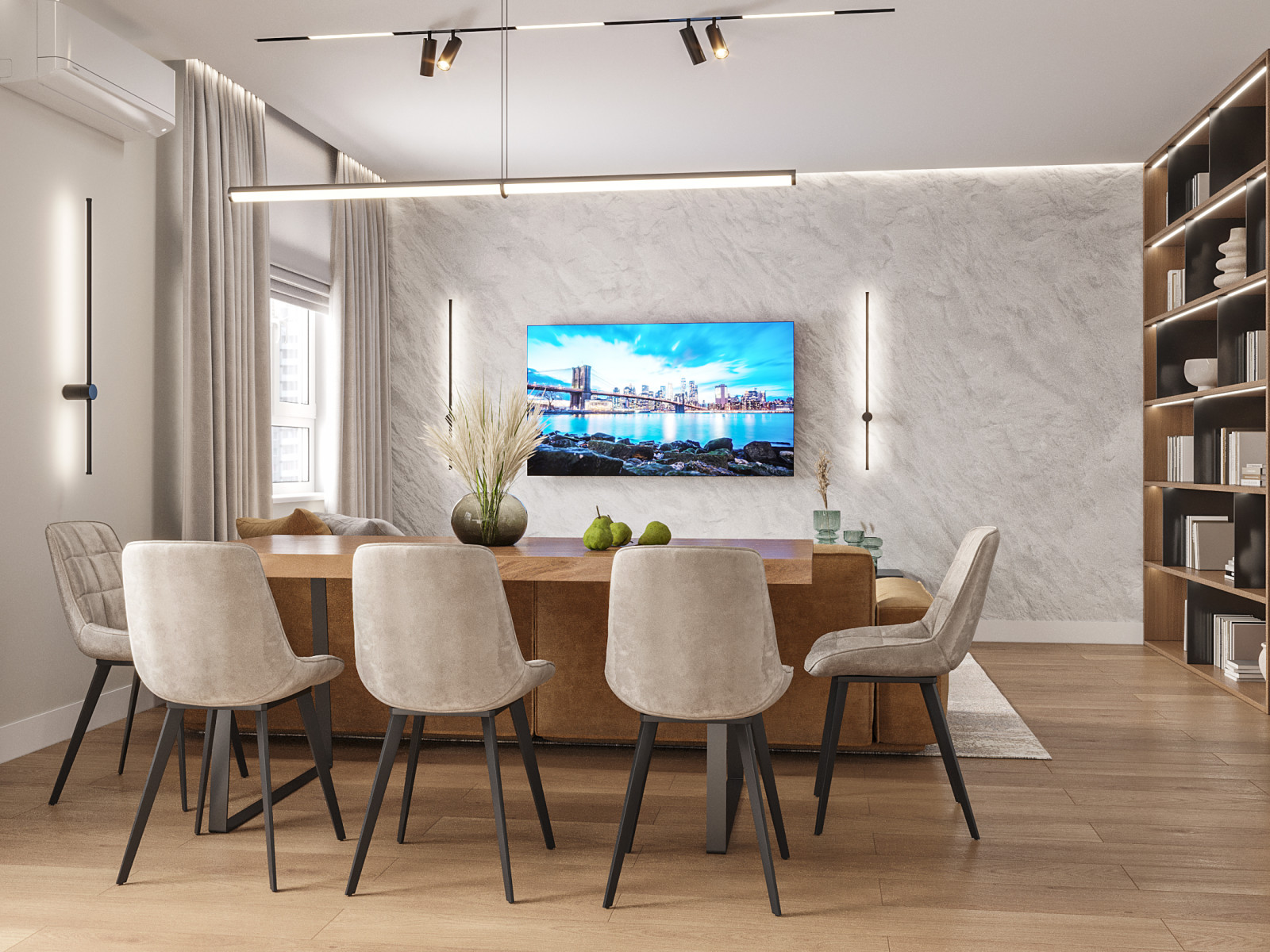 Квартира в современном стиле для молодой семьи