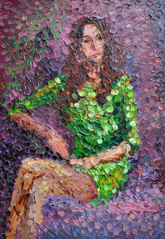 Портрет "Мария" 120х60 см