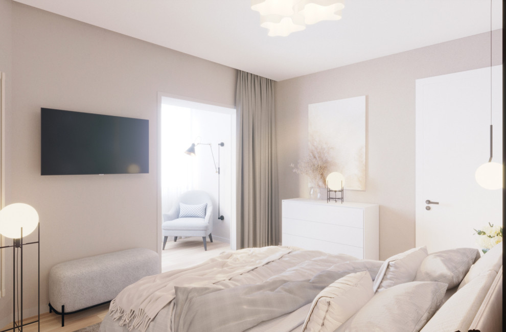 Квартира ЖК 5 столиц. Спальня