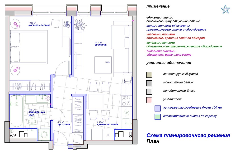 Обложка проекта: Маленькая квартира на шоссе Энтузиастов