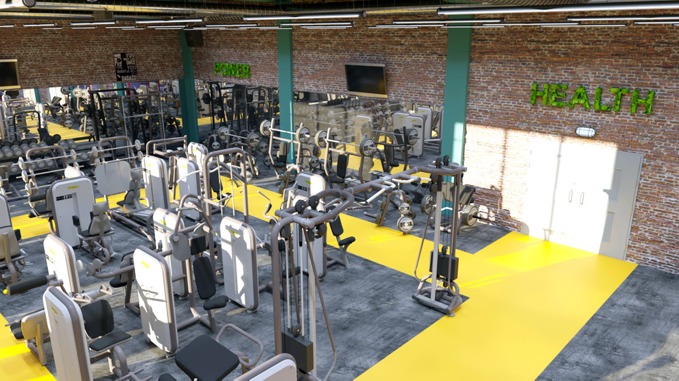 Обложка проекта: Концепция фитнес клуба на 450 м2