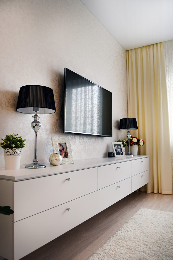 Обложка проекта: Интерьер с белыми акцентами