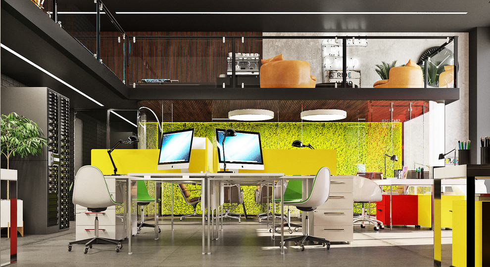 Лофтовый open space в офисном пространстве