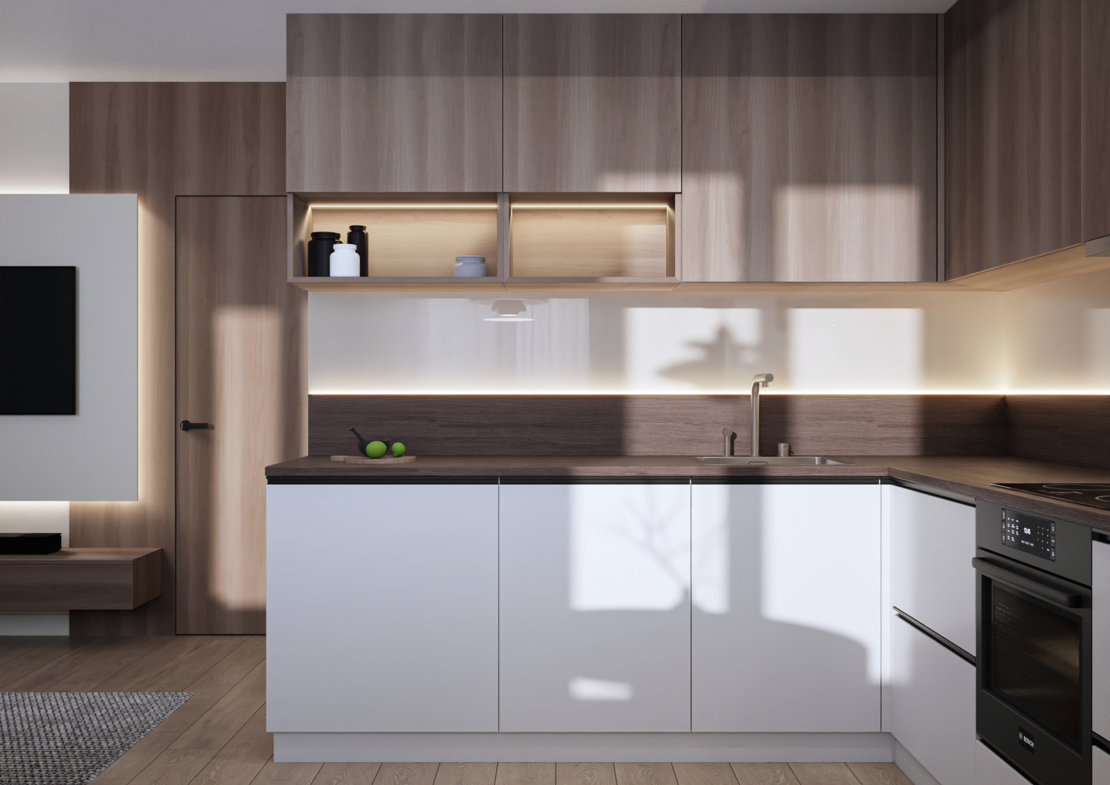 Апартаменты молодого мужчины