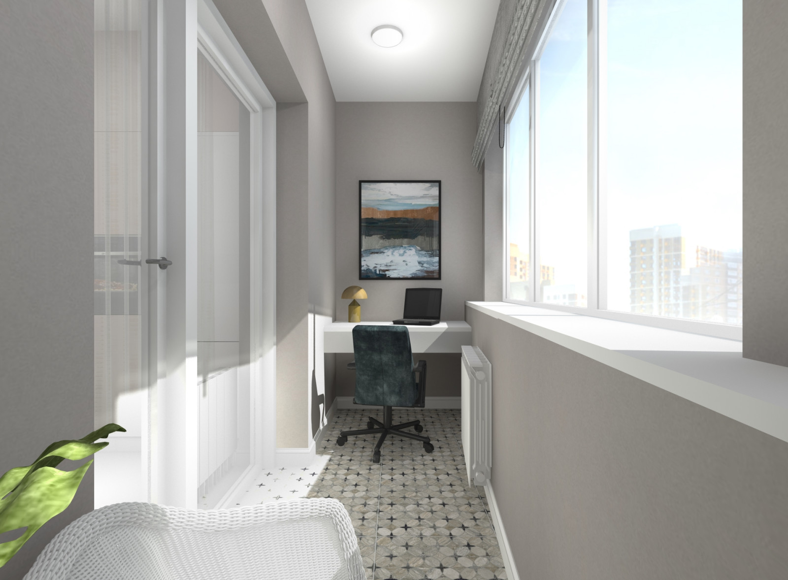 Однокомнатная квартира для троих