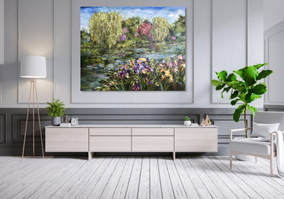 Гостиная - Дизайн интерьера - Картины художницы Дианы Маливани (3)