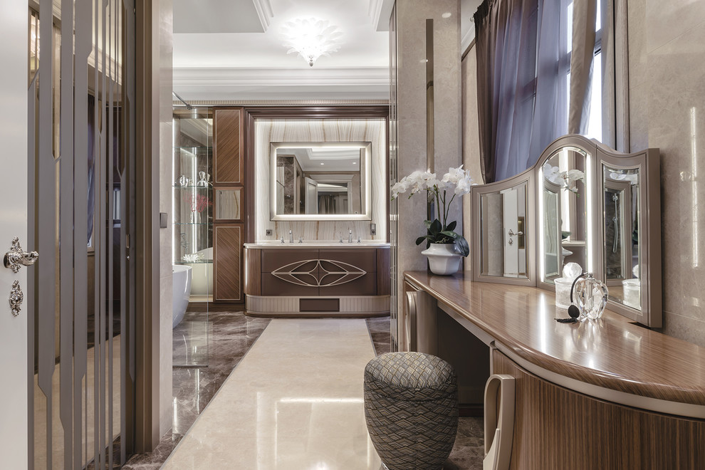 Interior design of a residence on Cote d'Azur. / Интерьер резиденции в Ницце