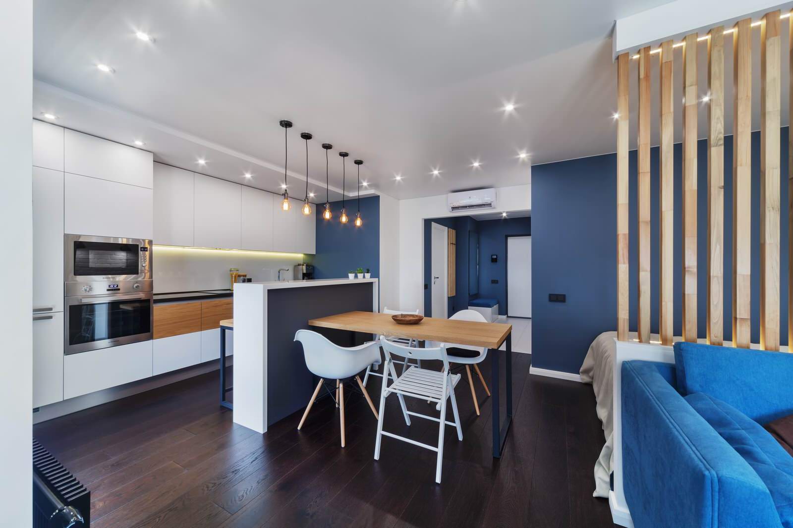 ЖК Малевич. Ремонт квартиры-студии в современном стиле в Екатеринбурге.