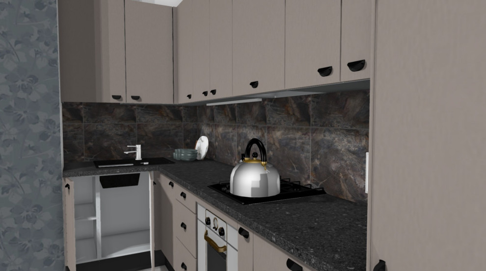 Обложка проекта: Переделка старой кухни в новую