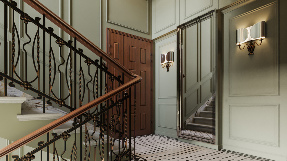 Подъезд в доме на ул. Бахрушина