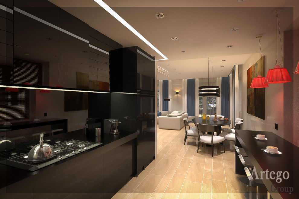 Дизайн интерьера таунхауса в КП "Новое Бакеево"