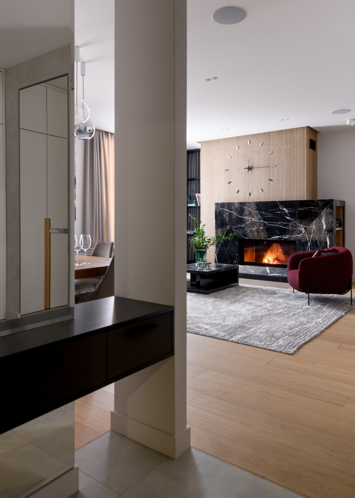 Частный интерьер в ЖK Бульварный, 2021 г