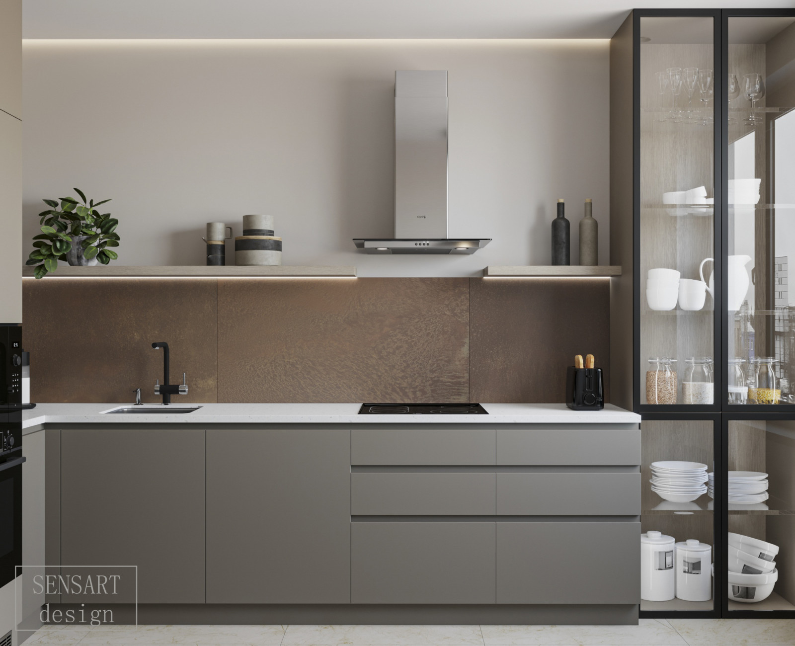 Обложка проекта: ЖК Октябрьское Поле - 87 м.кв.