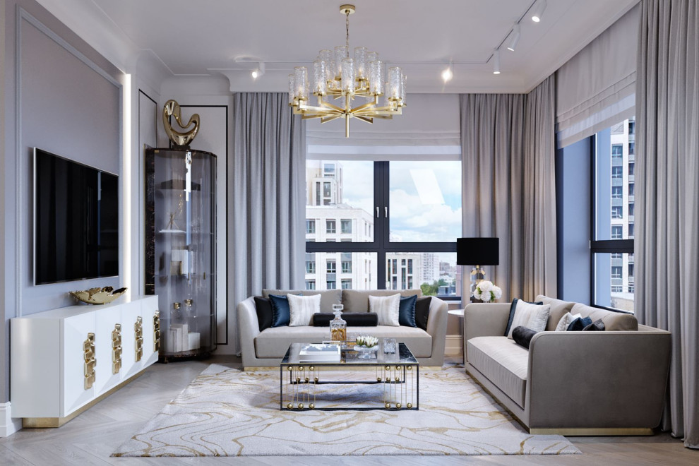 ЖК Сити Парк, кухня-гостиная