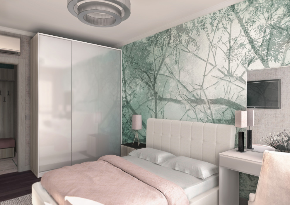 Обложка проекта: Дизайн проект 1-но комнатной квартиры для сдачи в аренду