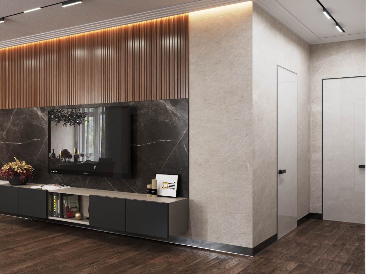 Кухня-гостиная в ЖК "Бульварный переулок"