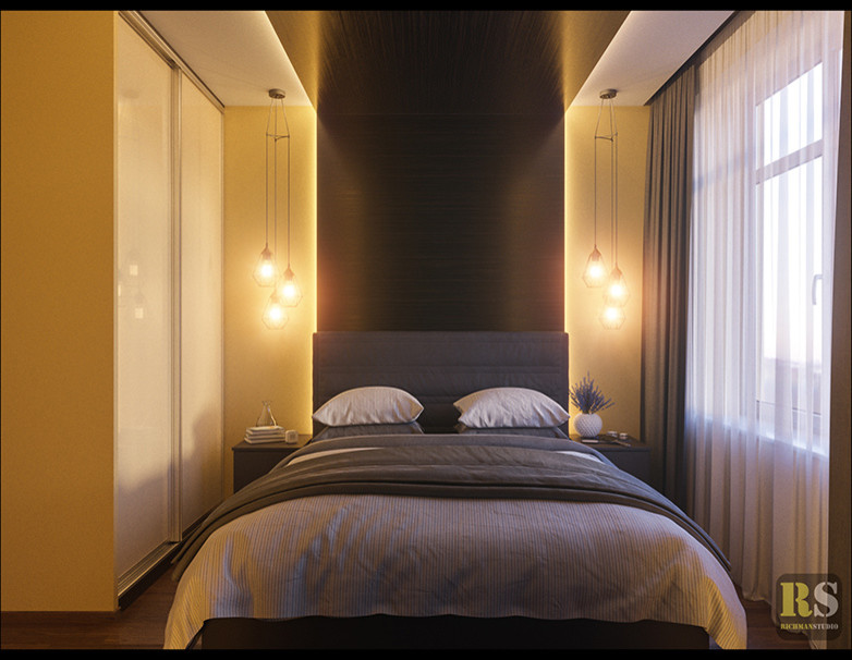 Дизайн интерьера "двушки" 46м2 в Скандинавском стиле для молодой пары