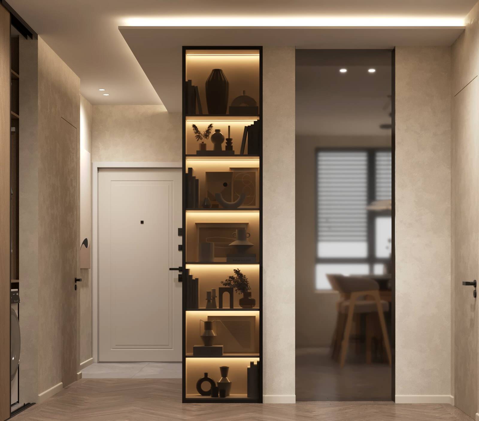 Минималистичная квартира с японской эстетикой