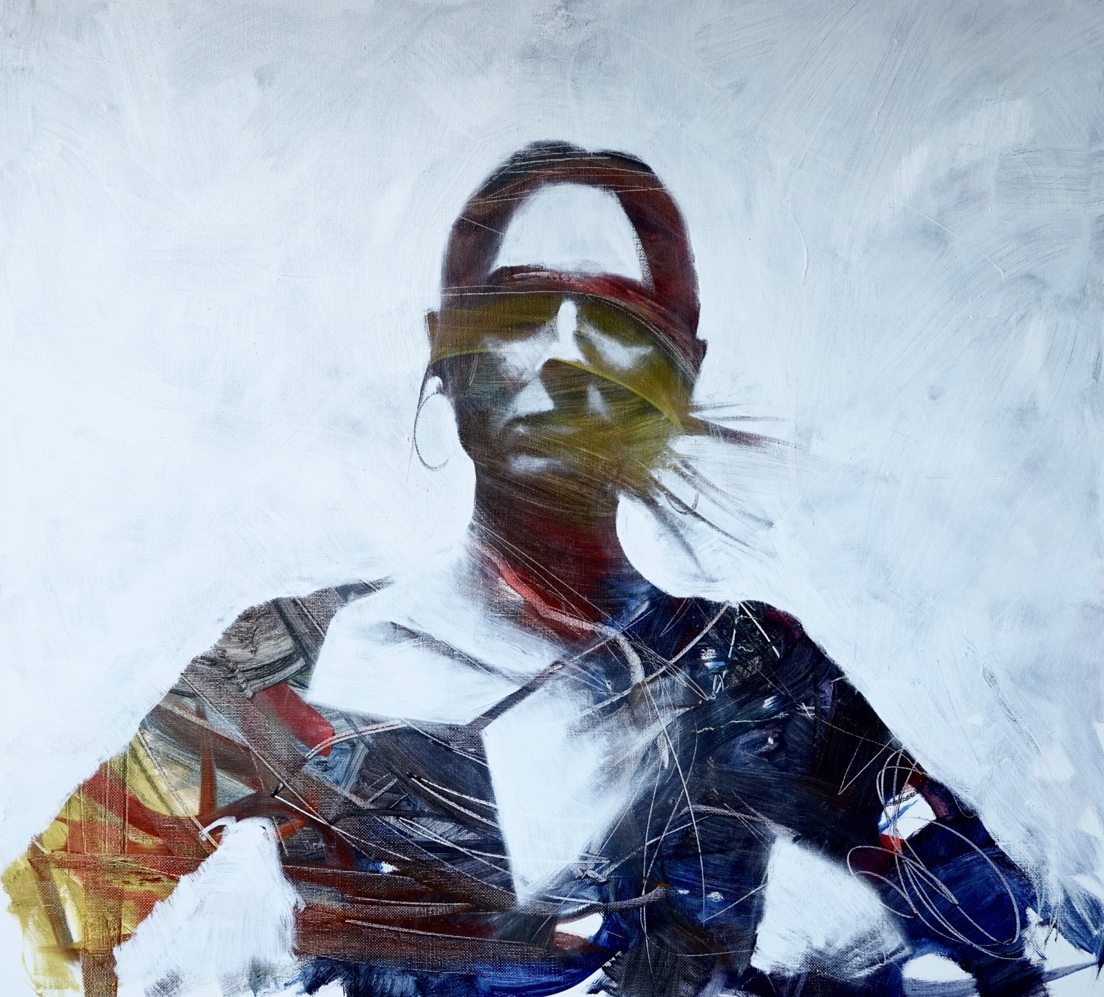 Обложка проекта: Портрет, холст, масло 80х90