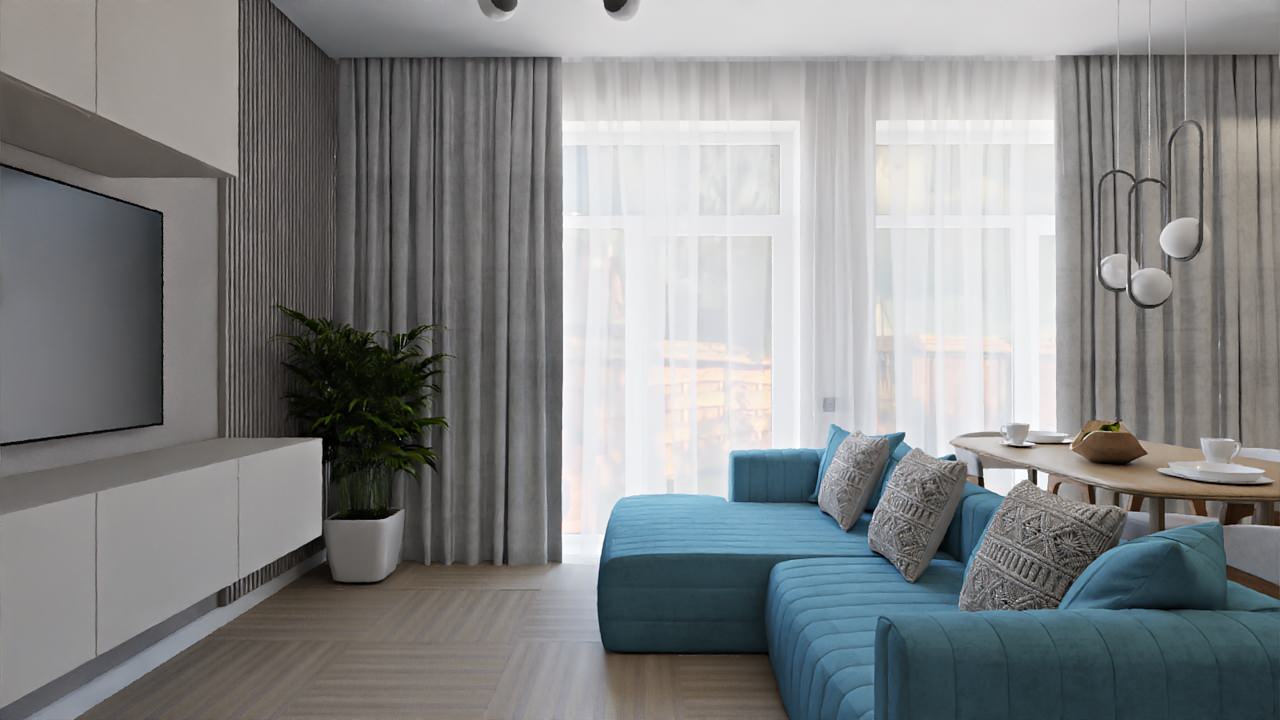 Таунхаус для мамы и дочери-подростка с голубым настроением