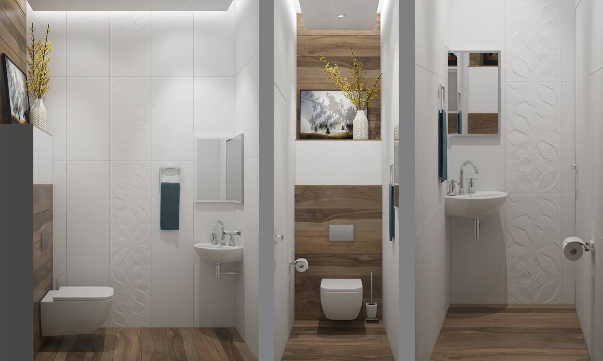 Обложка проекта: Небольшой загородный дом - 1 этаж Санузел