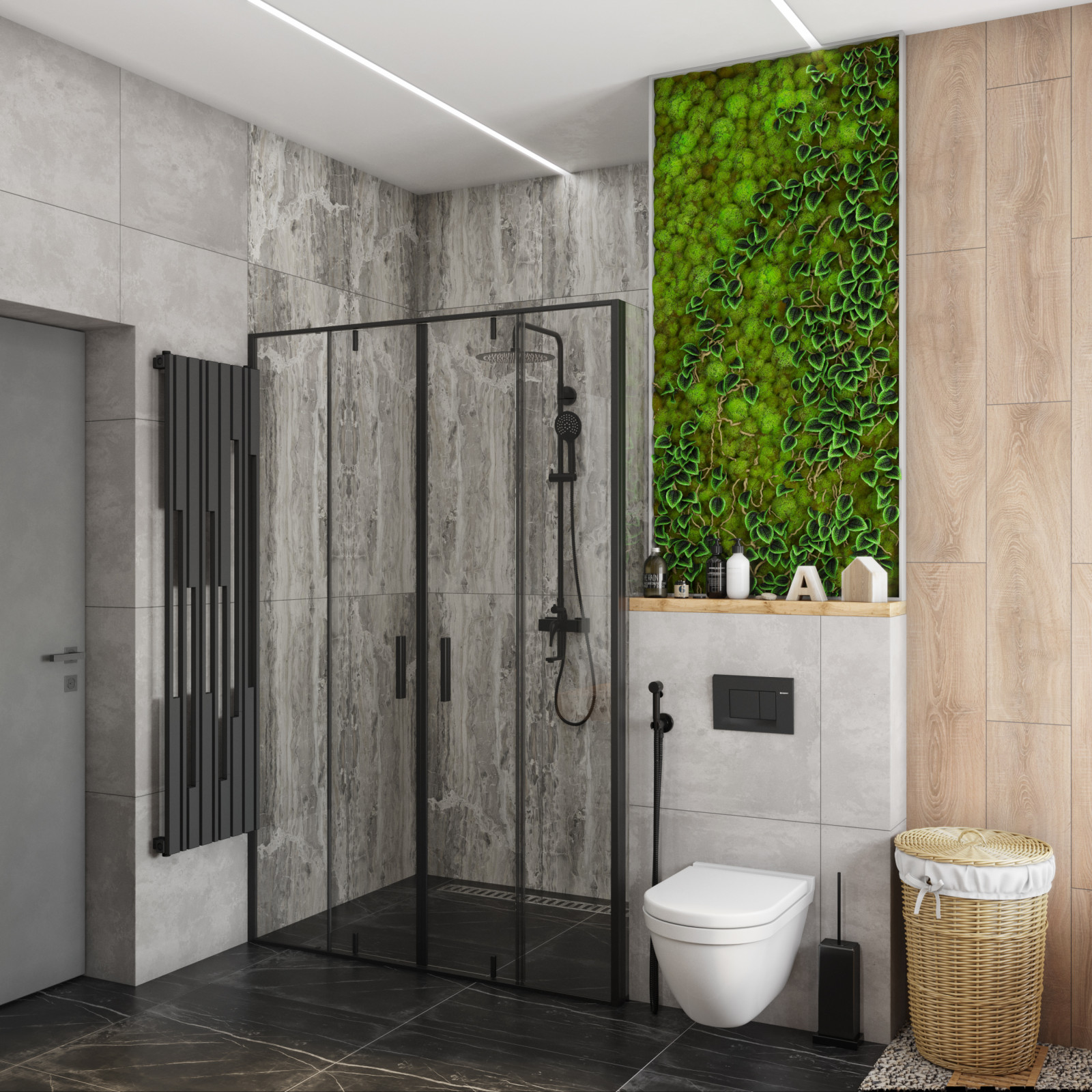 Ванная в эко-стиле