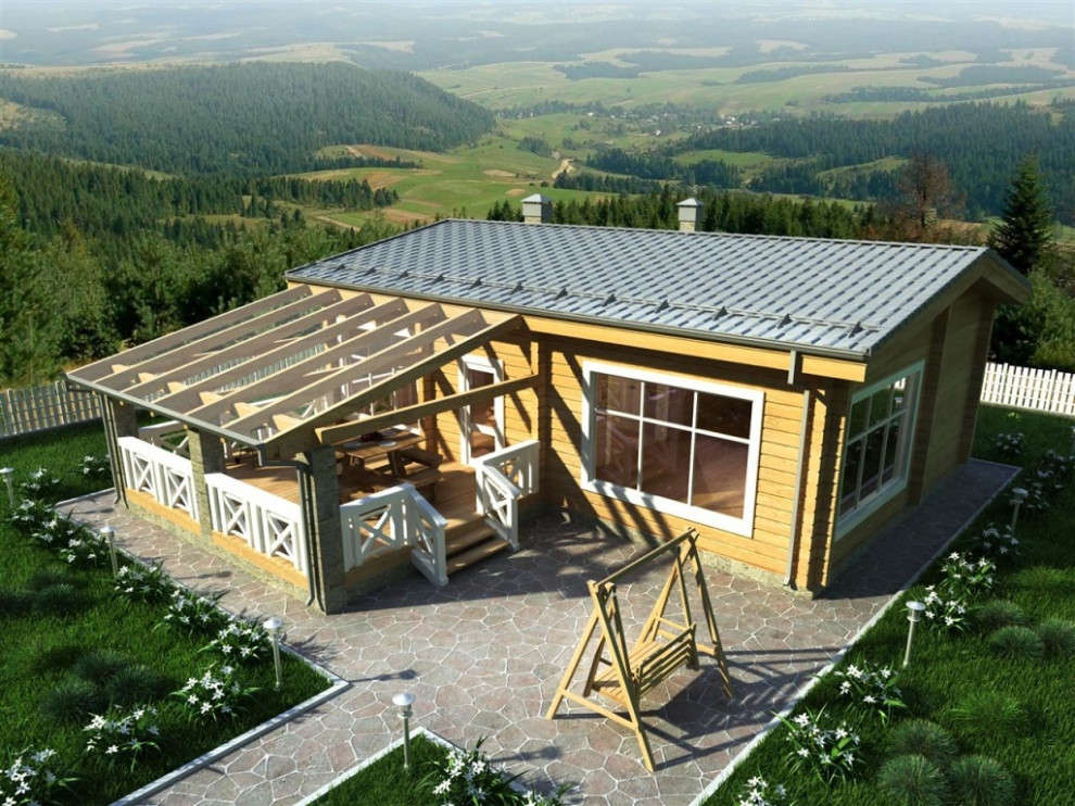 Баня из бруса «НБ 1-8»