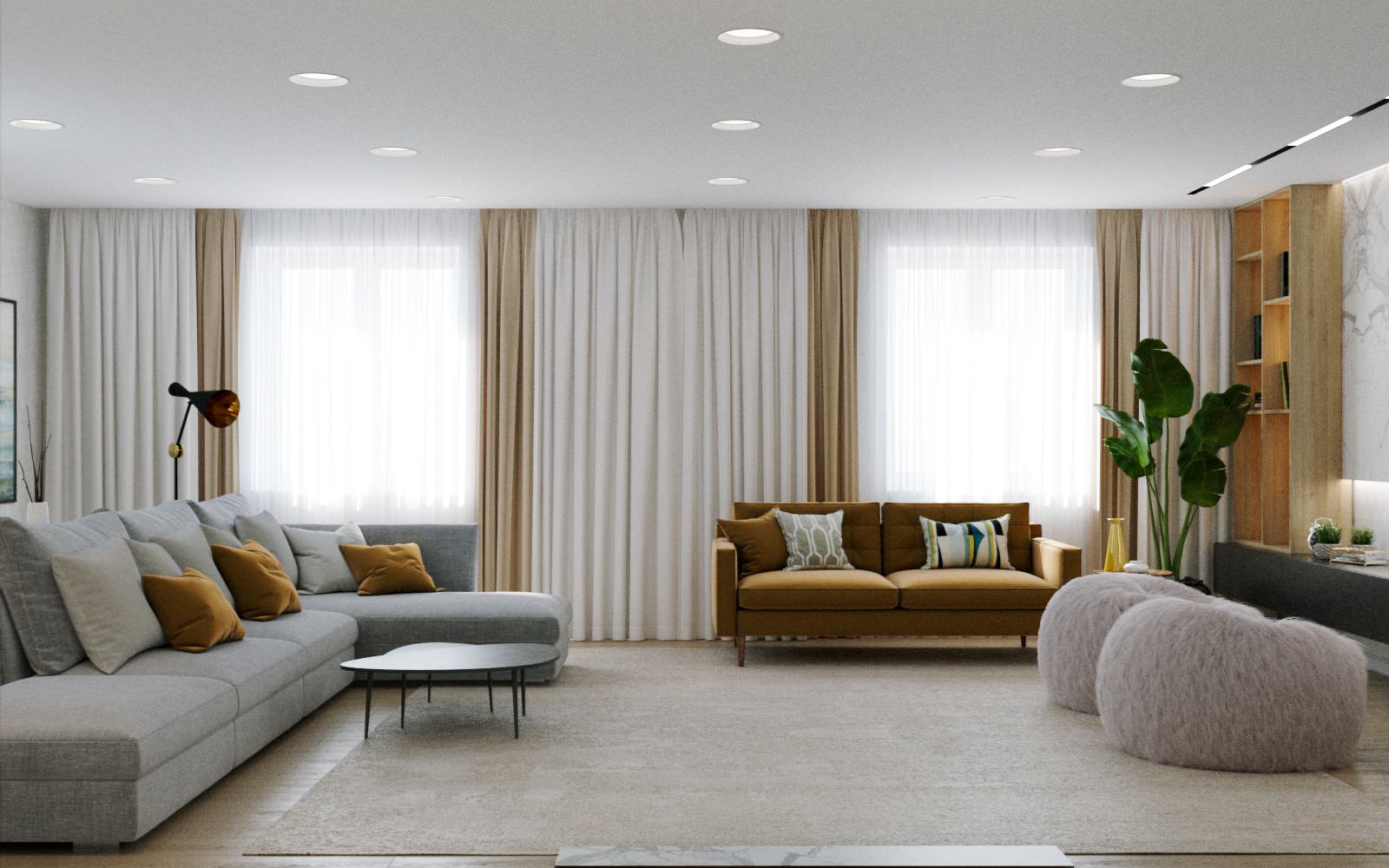 Реализация 2020 :гостиная в  частном доме, 250 м², Саратов