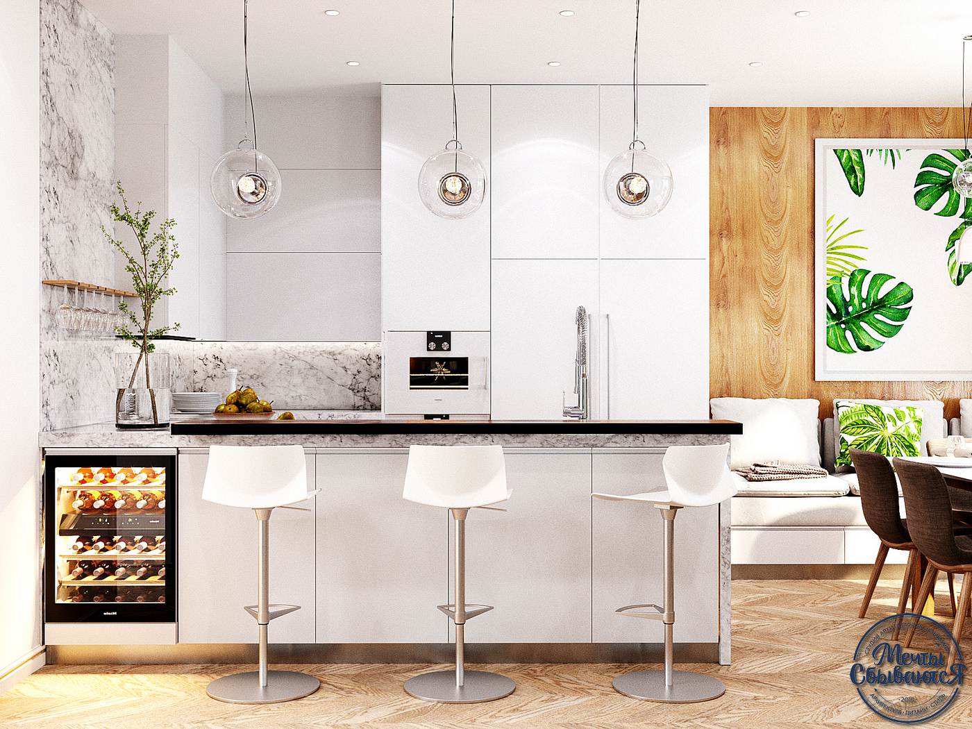 Светлый загородный дом в Челябинске