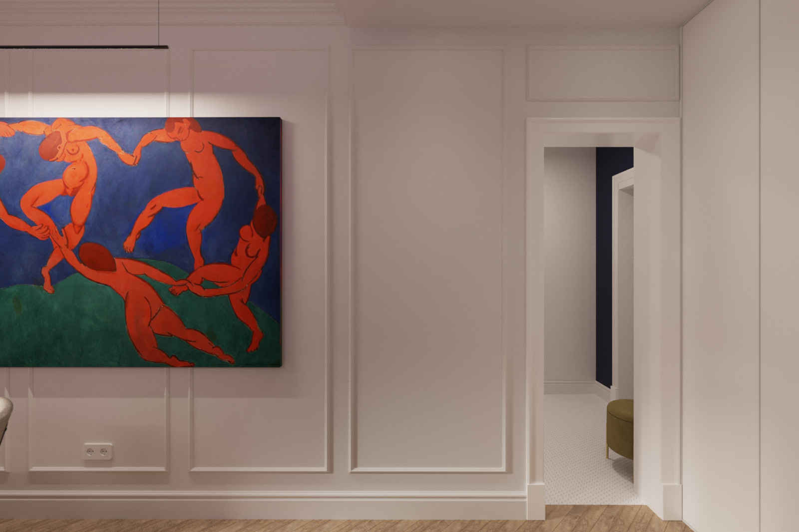 Проект интерьера квартиры "DANSE"